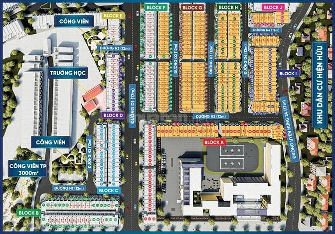 Chỉ 150 triệu, Bán nhà phố 3 tầng, DT đất 63 m2, Chỉ 3 tỷ