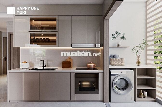 Bán CH 2PN view sân golf + sông SG 66,2m2 tại Happy One Mori, 2.559 tỷ