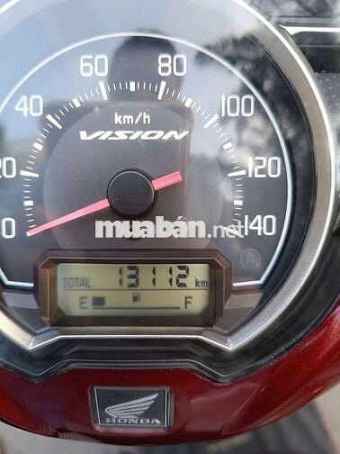 Honda Vision 2022 Đỏ 13112 km bs 65 