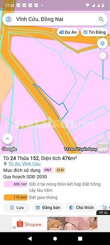 Đất nghỉ dưỡng – kinh doanh dịch vụ – homestay Trị An Đồng Nai – 6000m