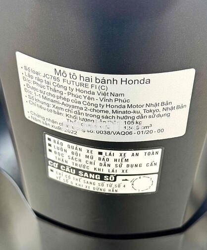 Honda Future LED 2022 Xanh mờ