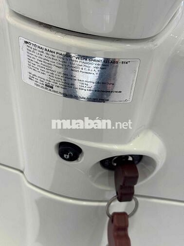 Vespa Sprint S 125 ABS 2021 Trắng đen