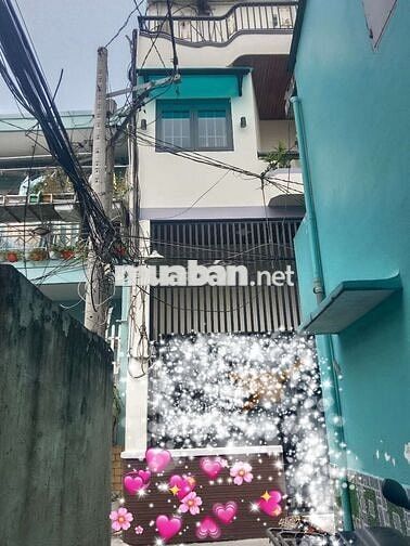 Nhà Mới Xây 2// Hẻm 2 M Cách 40m ra hẻm ôtô