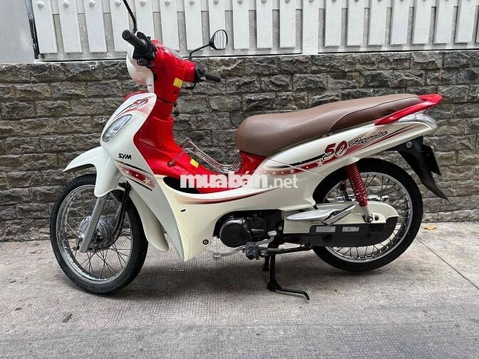 SYM Angela 50 2016 Trắng Đỏ