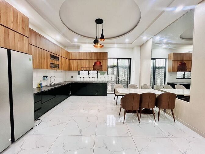 CHO THUÊ NHÀ ĐẸP 3 TẦNG 3 PHÒNG NGỦ FULL NỘI THẤT KHU HÀ QUANG 1