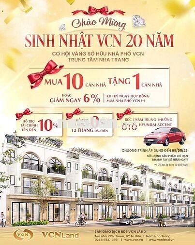 Bán nhà phố KĐT VCN Phước Long 2 đường 16m giá tốt trực tiếp CĐT