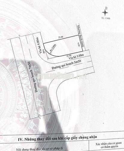 Bán đất Tân Trà: Lô góc đường Lê Như Hổ (7.5m) + Đông Hải 11 (5.5m
