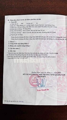 Bán đất xã Đại Lộc, ĐạiNghia cũ