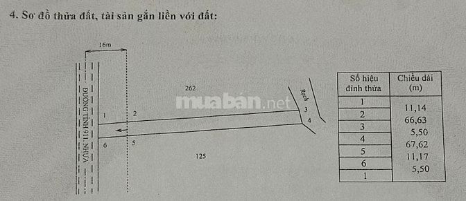 Bán đất đẹp 428m² có thổ cư – sổ riêng – MT 5.5m – gần QL60, Trà Vinh