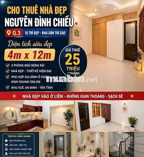 VIEW MẶT TIỀN NGUYỄN TRÃI QUẬN 5 - 5 PHÒNG SẴN NỘI THẤT - CHỈ 15 TRIỆU