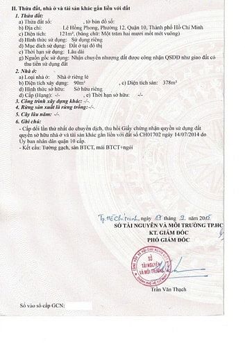 Bán nhà mặt tiền nội bộ Lê Hồng Phong, P12, Q10.DT:5x25, 1tr5l, giá:35