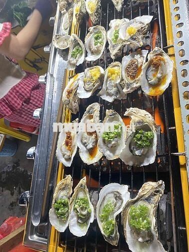 cần sang gấp tiệm hàu nướng 6k, giá bình dân, bao gồm công thức chuẩn