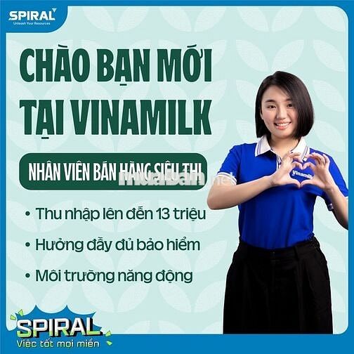 Vinamilk_Tuyển nhân viên bán hàng 