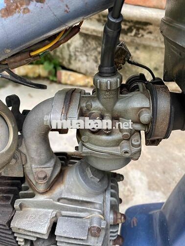 Honda Cub 82 Xanh đèn vuông