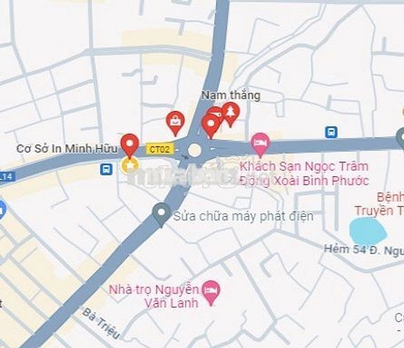 ĐẤT HIẾM: THỔ CƯ MẶT TIỀN QL14 - gần ngã tư Đồng Xoài