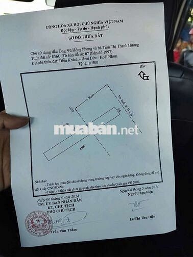ĐẤT nhà ở Hoài Nhơn khu dân cư mới đẹp.