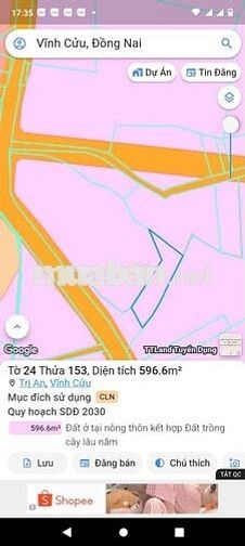ĐẤT NGHỈ DƯỠNG HOMESTAY THƯƠNG MẠI  PHÂN LÔ PHƯỜNG TRỊ AN TP ĐỒNG NAI
