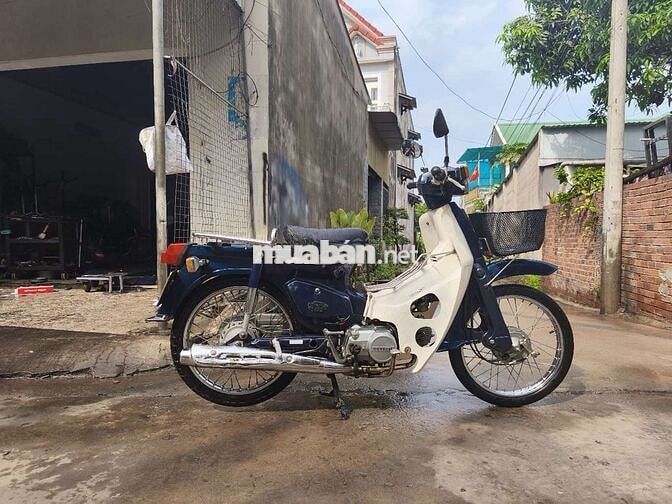 Xe máy Cup 82 Trắng, Xanh