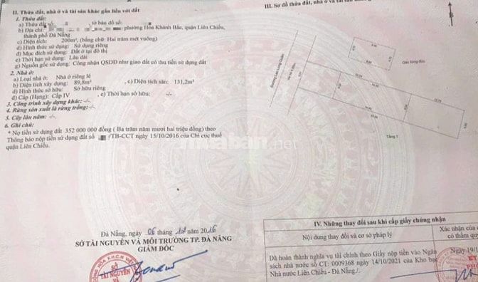 Đất Chính Chủ Cần Bán ........