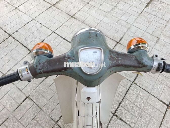 Honda Cub 77 Xanh Trắng Nguyên bản