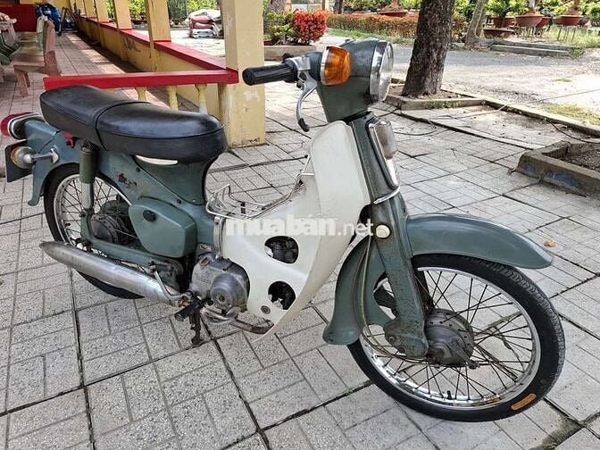 Honda Cub 77 Xanh Trắng Nguyên bản
