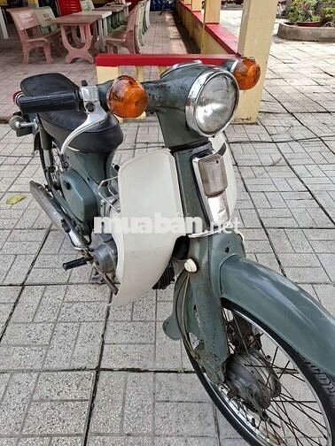 Honda Cub 77 Xanh Trắng Nguyên bản