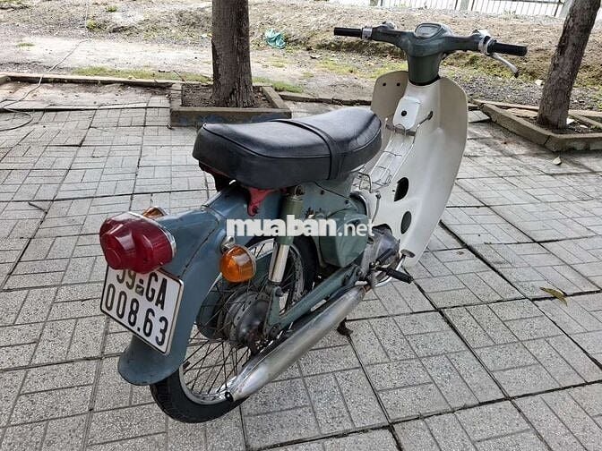 Honda Cub 77 Xanh Trắng Nguyên bản