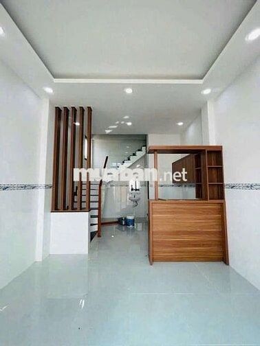 Bán gấp nhà 1 trệt 1 lầu + 5 phòng trọ HXH đang cho thuê 1tr6/phòng