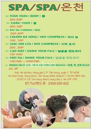 Hair Salon soha 44 Hưng gia 2 phuong Tân phong q7 tphcm