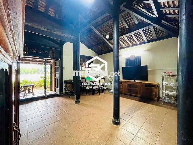 CHO THUÊ DÀI HẠN NHÀ VƯỜN NGHỈ DƯỠNG 1 PHÒNG NGỦ FULL NỘI THẤT VEN BỜ