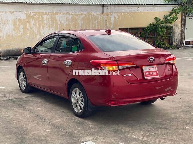 Toyota Vios 2020 1.5G CVT 45.000km Đỏ