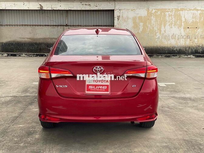 Toyota Vios 2020 1.5G CVT 45.000km Đỏ