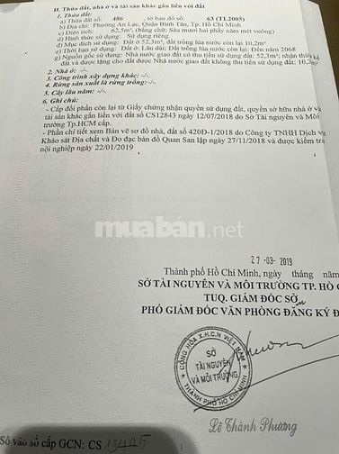 BÁN NỀN ĐẤT 62,5M2  KẾ KDC NAM HÙNG VƯƠNG GIÁ GỐC AN D VUONG-VÕ V KIET