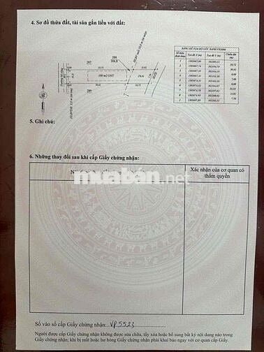 đất thổ cư gần chợ 7m mặt tiền