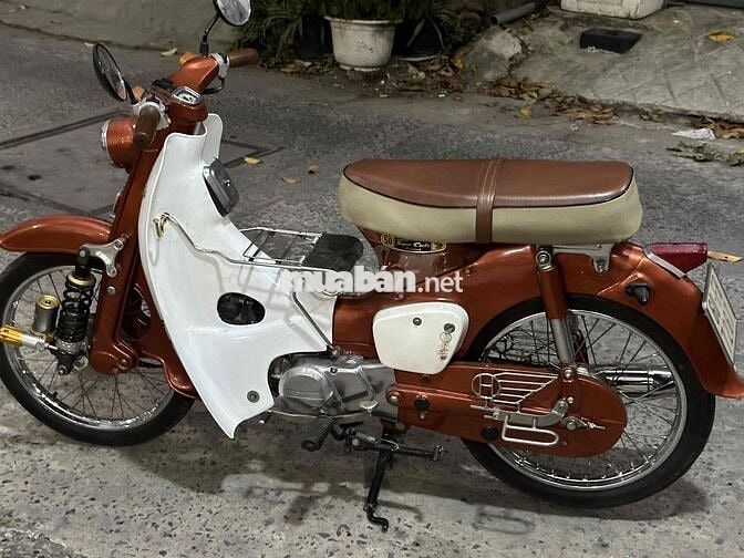 Honda Cub 50 Độ kiểng Nâu, Trắng