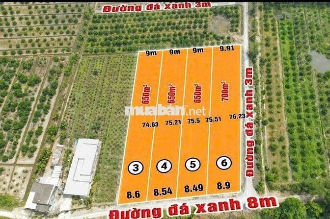 BÁN 650MV ĐẤT VƯỜN ĐƯỜNG XE TẢI - ĐƯỢC PHÉP CHUYỂN THỔ GIÁ 699TR