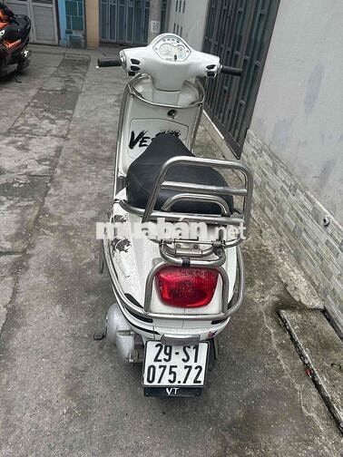 Piaggio Vespa màu Trắng phun xăng điện từ