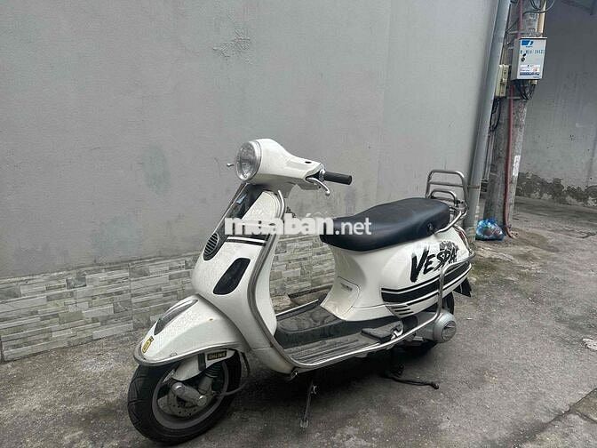 Piaggio Vespa màu Trắng phun xăng điện từ