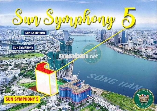 2 TỶ - SYMPHONY5 sông Hàn View Pháo,2km ra biển - Airb&b 17-20tr/tháng