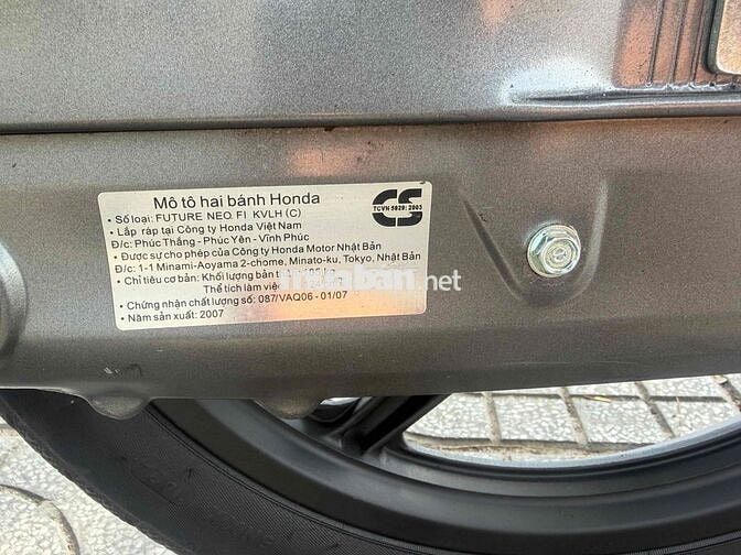 Honda Future Neo Fi 2007 Đen bạc