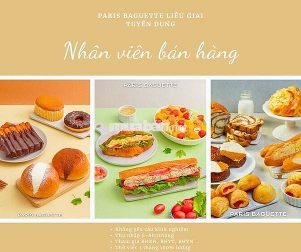 [KO CẦN KN] 5 NV BÁN HÀNG TẠI LIỄU GIAI (BA ĐÌNH)