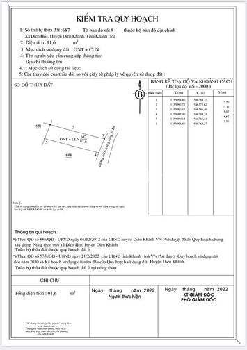 DH12 Bán đất hẻm oto thôn Bình Khánh xã Diên Hòa cũ