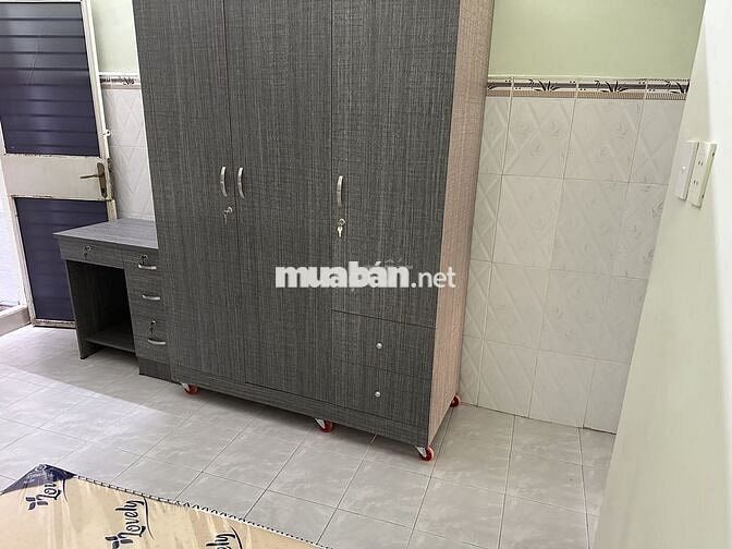Phòng trọ Bình Thạnh: gần cầu Thị Nghè, tầng trệt, full nội thất