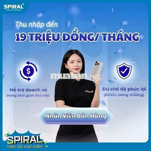 HONOR_TUYỂN NHÂN VIÊN BÁN HÀNG