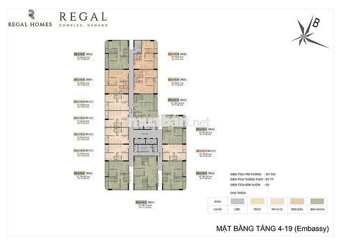 CHỈ CẦN THANH TOÁN 1%/ THÁNG - SỞ HỮU CĂN 1PN+ REGAL COMPLEX