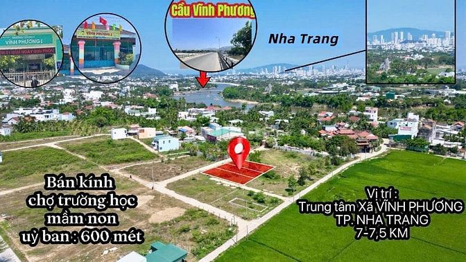 VPU99 Bán đất đường oto thôn Trung xã Vĩnh Phương cũ