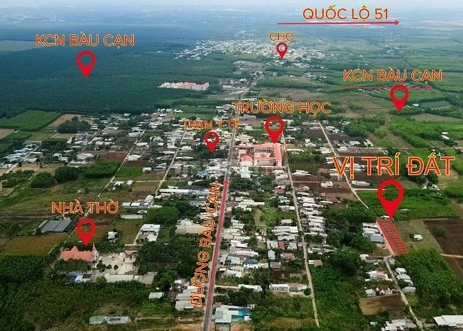 BÁN ĐẤT BÀU CẠN - LONG PHƯỚC 🔥