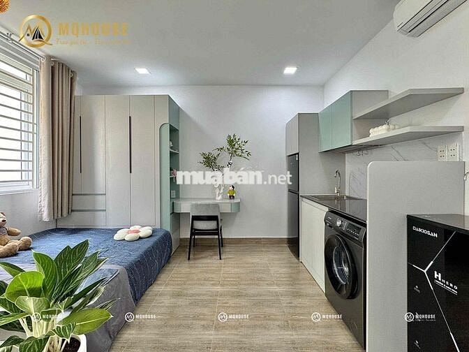 Cho thuê căn hộ ban công, mgr, full nội thất ngay Hoà Bình, Đầm Sen