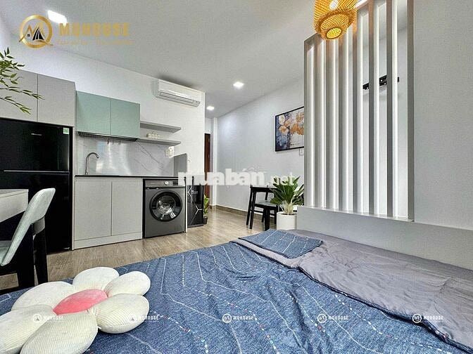 Cho thuê căn hộ ban công, mgr, full nội thất ngay Hoà Bình, Đầm Sen