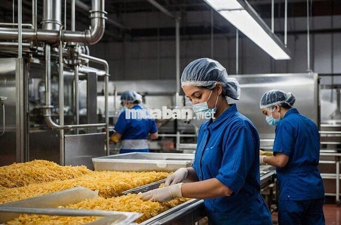 CÔNG NHÂN ĐÓNG GÓI THỰC PHẨM - XKLD CHÂU ÂU